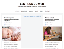 Tablet Screenshot of annuaire-de-pros.com